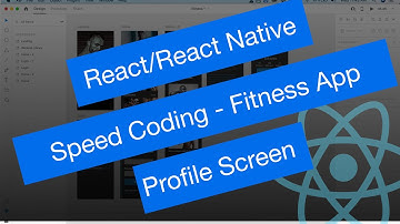Speed Coding  React/React Native - Fitness App - Profile Screen