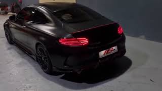 Mercedes C63s Coupe 2020 - Downpipe , Sound Revs