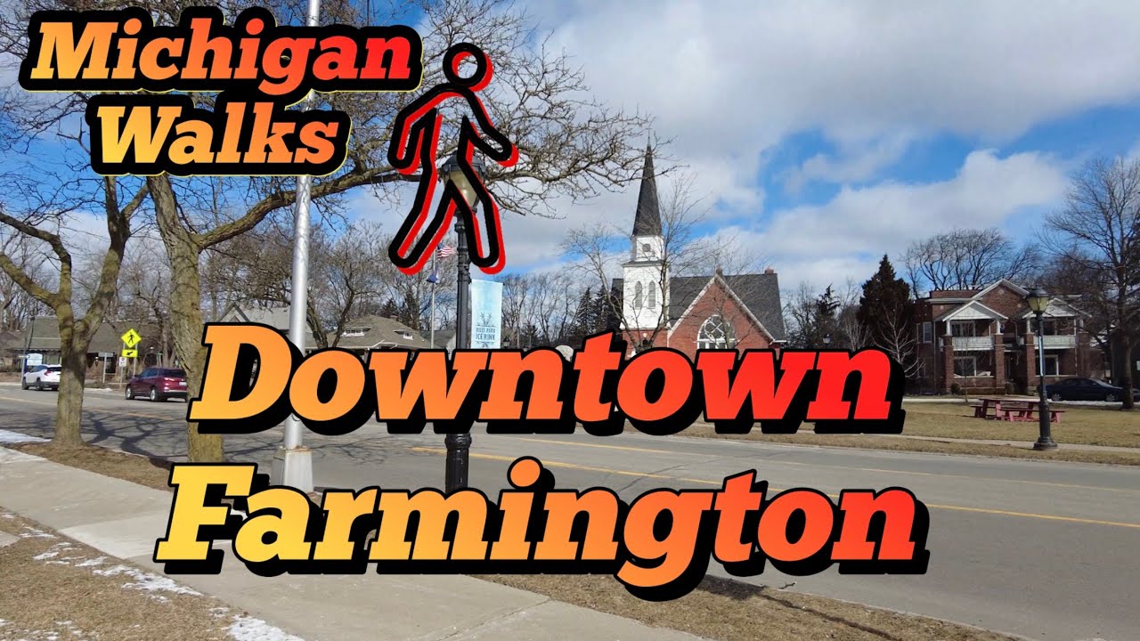 Walking Video in Downtown Farmington 3-12-2022
