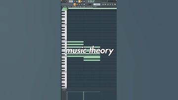 MUSIC THEORY FL STUDIO TUTORIAL! #flstudio #musicproduction #musictheory #flstudiotutorial