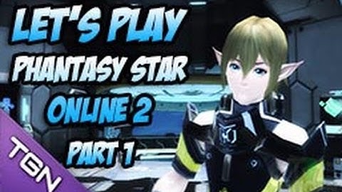 Lets Play: Phantasy Star Online 2 (Part 1-The Tutorial)