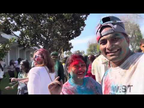 Holi celebration in bay area sanjose ground - YouTube