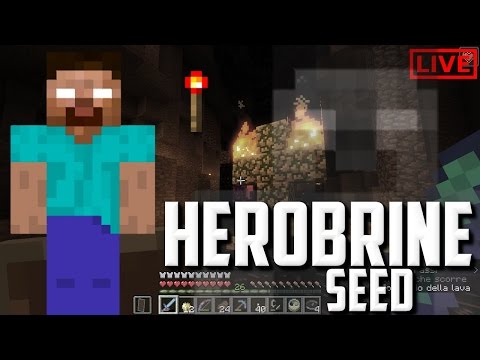 LA SVOLTA!? - HEROBRINE SEED - MINECRAFT 1.11 ITA - LIVE ITA - Oggi pomeriggio continueremo le ricerche nel seed di Herobrine!