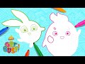 SUNNY BUNNIES - Crafty Dot to Dot | GET BUSY COMPILATION | Cartoons for Children