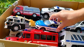 Emergency Vehicles to the Rescue! | Toy Fire Truck, Police Car, Ambulance & More! screenshot 5