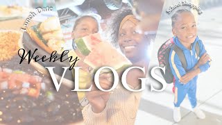 Weekly Vlog | Mommy Duties + School Shopping + Football Practice + Son First Day Of School