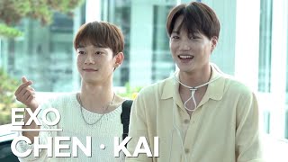 엑소(EXO) 첸 · 카이, 호주 팬 만나러 갑니다! | EXO KAI· CHEN Airport Departure