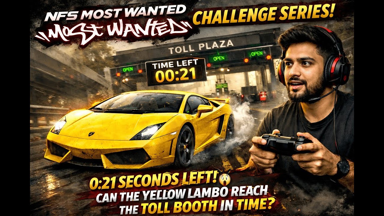 THIS CHALLENGE WAS INSANE 😳 | NFS Most Wanted Toll Booth Timer Challenge