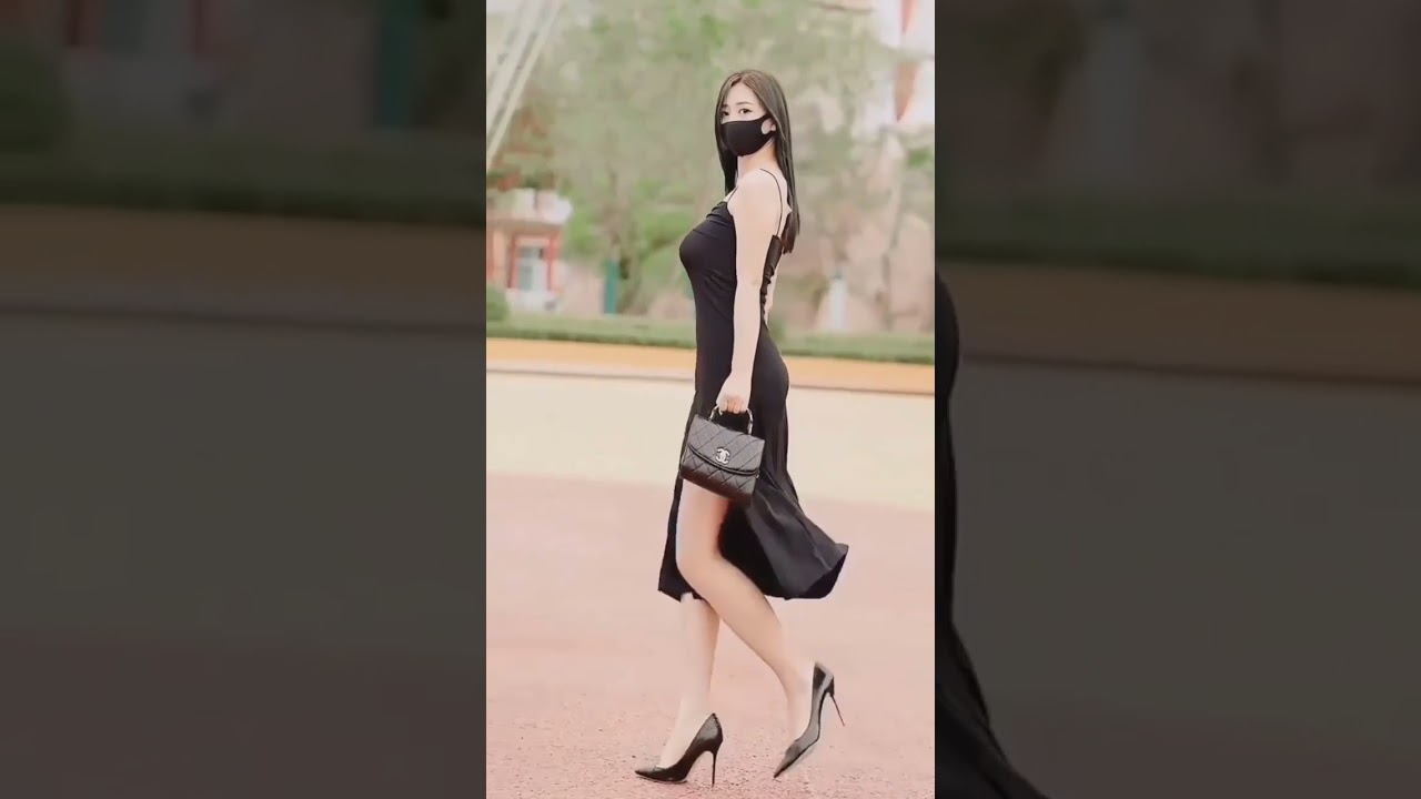 Asian Girl in a Black Dress IG sophia berlin01