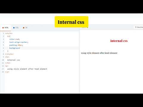 3 Types of CSS with Practical Examples in 3 Minutes | Inline, Internal & External CSS