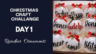 Reindeer Names Ornaments