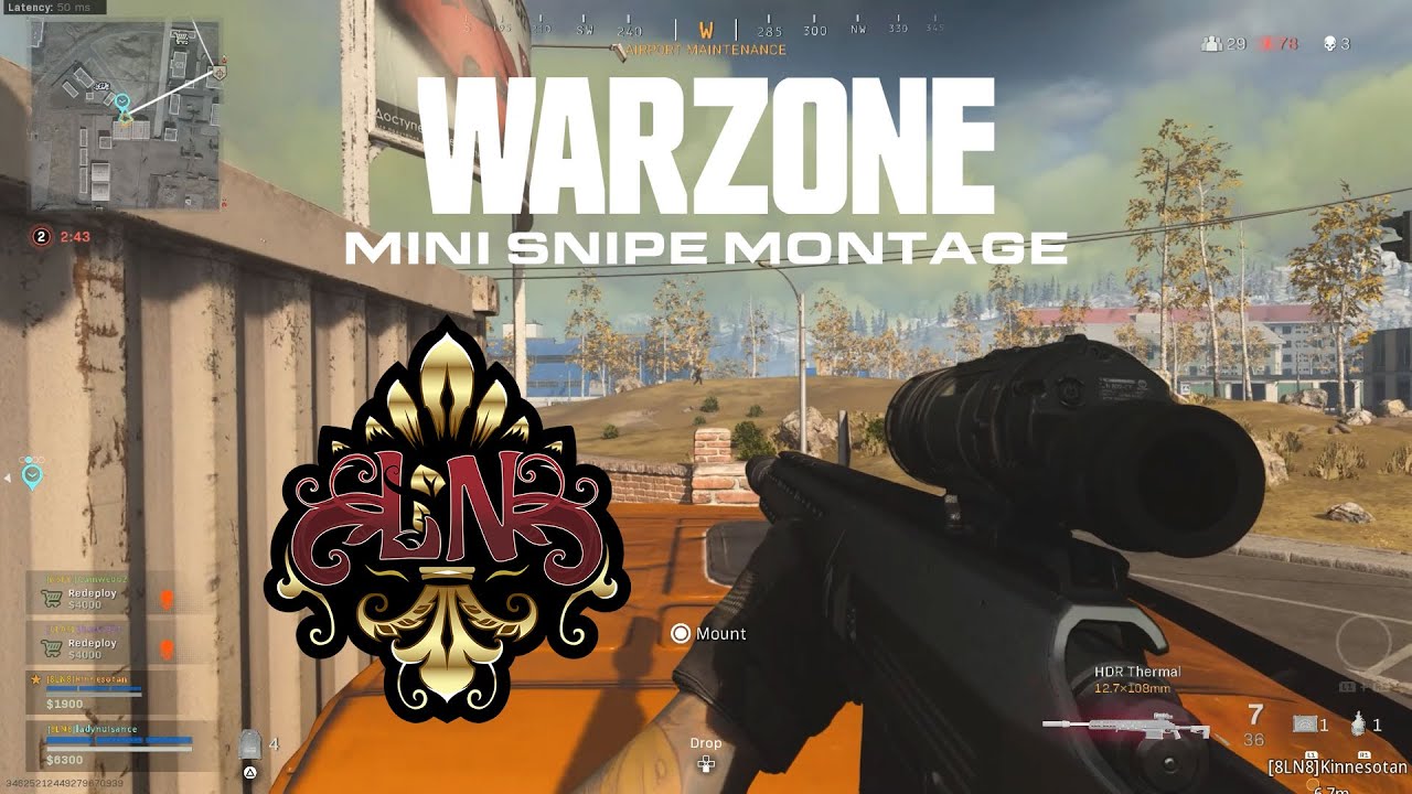 Lady Nuisance Mini Snipe Montage - Call of Duty: Warzone Gameplay
