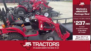 J5 Tractors - Mahindra eMax20S Package Deal Bumper