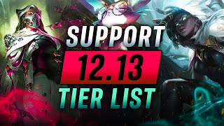 PATCH 12.13 Support Tier List In-depth Analysis - 12.14 Meta Rundown- League of Legends