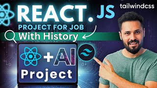 React JS Project with tailwind in Hindi #12 Search from recent history