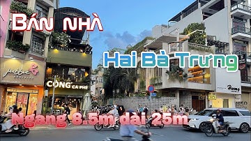 Bán nhà mặt tiền quận 1 đường Hai Bà Trưng ngang 8.5m dài 25m căn góc 2 lầu 