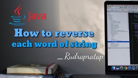 How to reverse each word of the given string | Java | Interview question | Rudrapratap | V#11