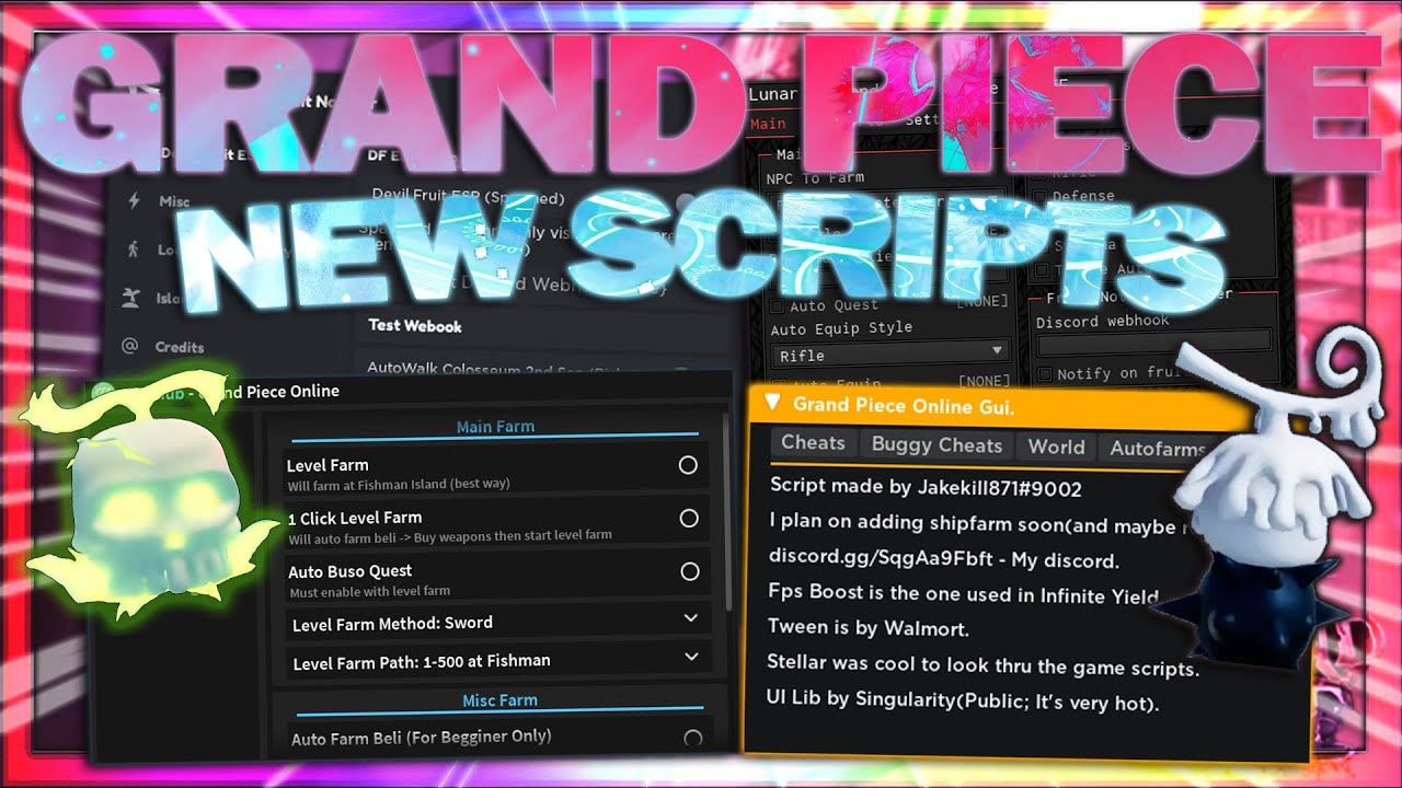 GPO – Grand Piece Online Script GUI  FLY, INFINITE STAMINA, NO FALL, WATER  WALK & MORE! - The #1 Source For Roblox Scripts