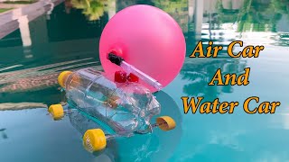 How to make balloon air car and water car | Experiment Achcharu experiment science shorts