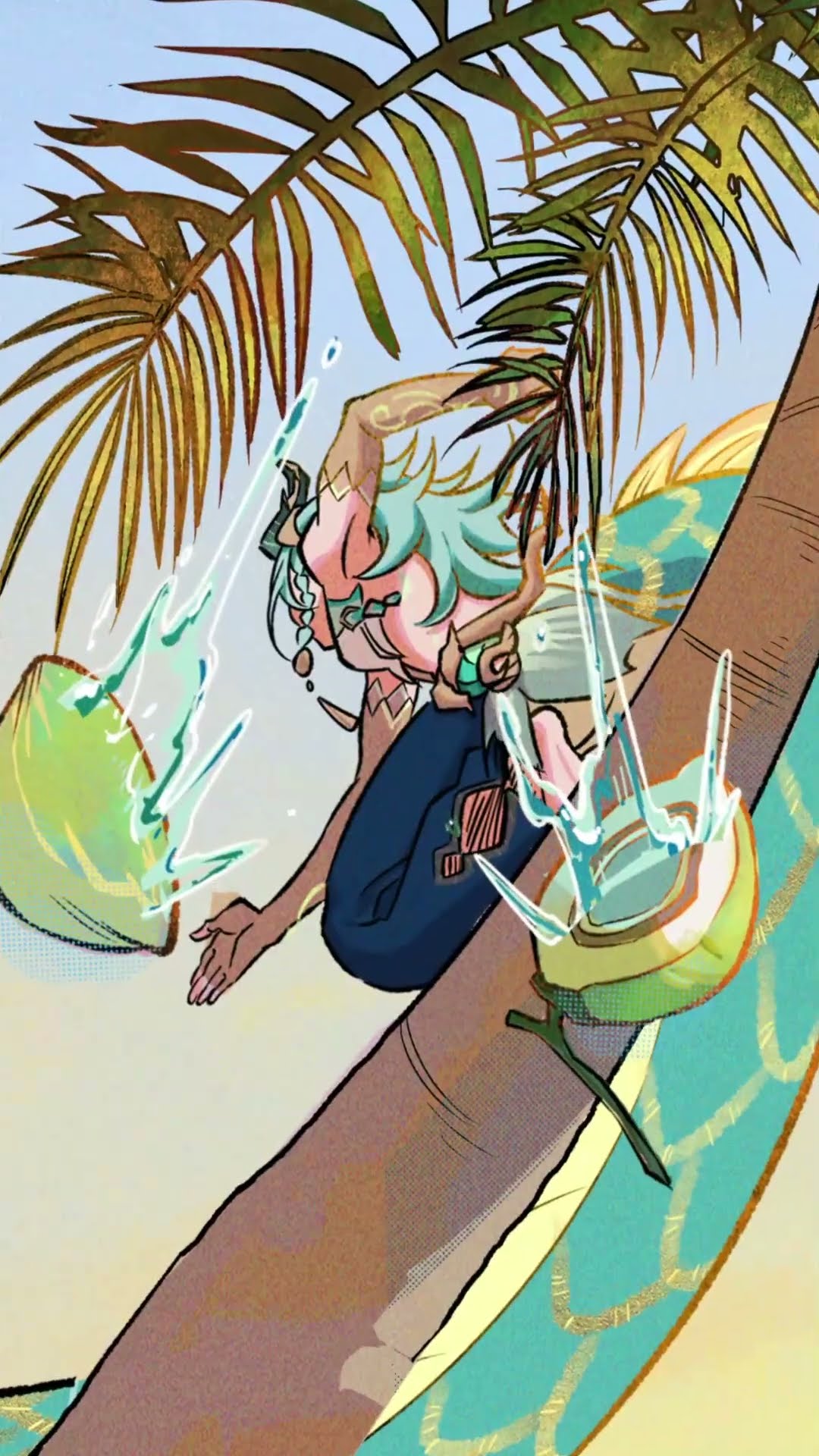 ?? Badang's Personal Assembly Line Worker: Kalea (Coconut Chopping Ver.)