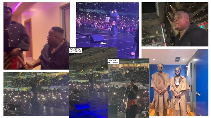 Davido allegedly sl@@ps Isreal over stubbornness, CUBANA chiefpriest, fans at Davido's Uyo concert.
