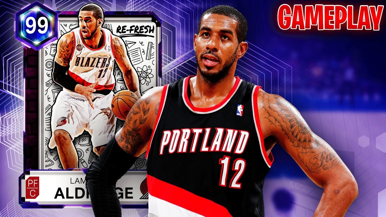 DARK MATTER LAMARCUS ALDRIDGE GAMEPLAY!! SHOULD YOU PLAY LA AT PF IN NBA 2K26 MyTEAM?!