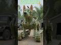 bamboo robot dog 😱 Military Beast Made From Bamboo #shorts #bamboocraft #bambooart