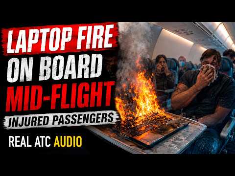 PASSENGERS SUFFER BURNS MID‑FLIGHT. REAL ATC.