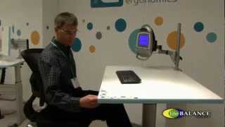 LifeBalance Station - The Elliptical Machine Office Desk