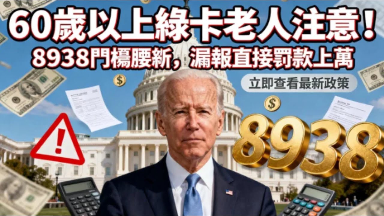 稅務不合規＝綠卡不保？2026 IRS 新政衝擊所有華人