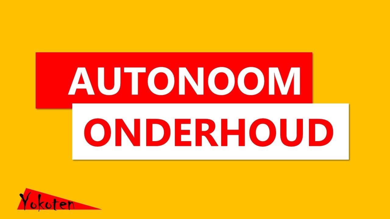 Autonoom Onderhoud in 7 stappen