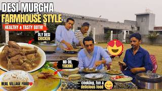 🔥 Fresh Desi Chicken from Farm to Table 😍 | Real Village Cooking Vlog |