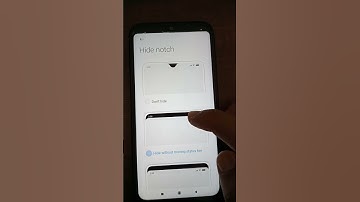 how to Hide Notch in Redmi mobiles? #shorts     #xiaomi