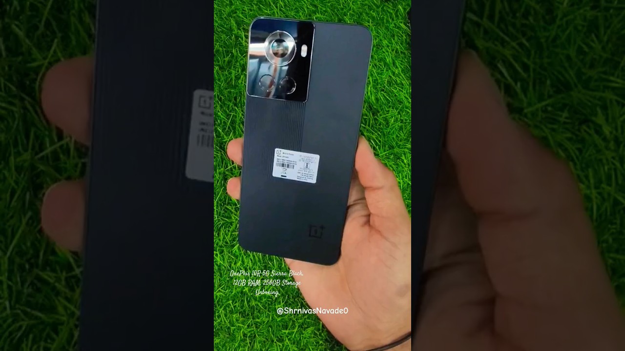 ওয়ানপ্লাস ১০আর ১৫০ডব্লিউ ২৫৬ জিবি ব্ল্যাক