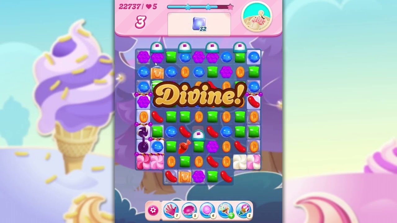 Candy Crush Saga Level 22737 - YouTube
