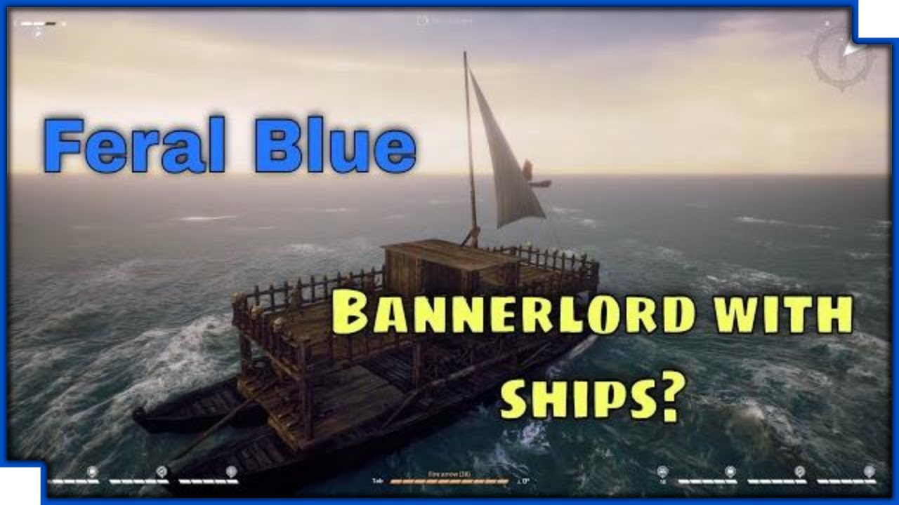 Feral Blue Bannerlord With Ships 1440p Ultra Settings