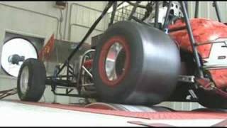 Gaerte Engines Sprint Car on Chassis Dyno