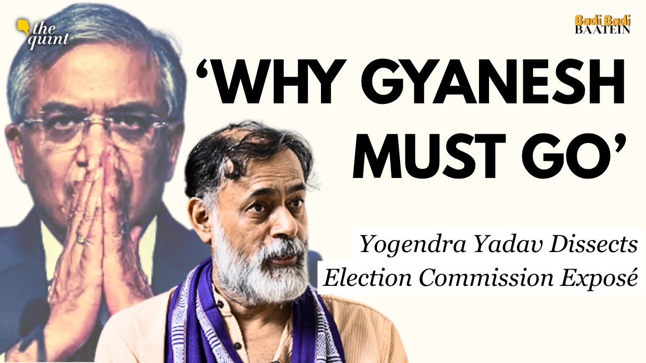 'Why Election Commissioner Gyanesh Kumar Must Resign': Yogendra Yadav Talks CEC & BJP 'Jugalbandi
