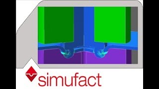 Material flow of a punch bolt joint | Simufact