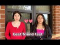 Testing how good best friends know each other 