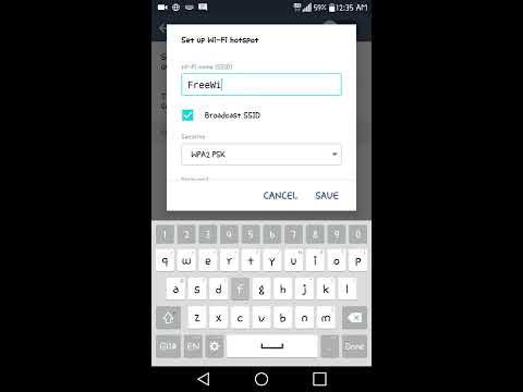 LG G4 How to enable wifi hotspot and set security