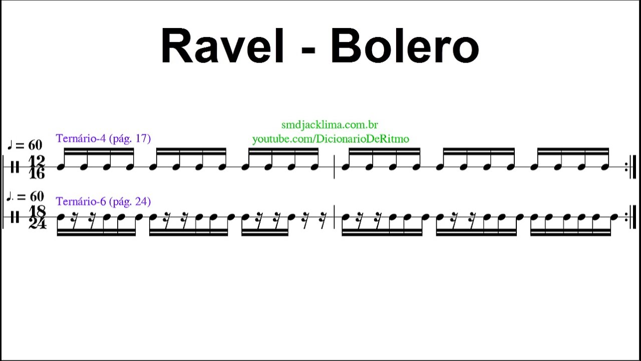 Bolero - Maurice Ravel | ft. Dicionário de Ritmo - Jack Lima - YouTube