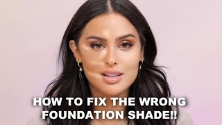 You Bought The Wrong Foundation Shade Let's Fix it! l Christen Dominique