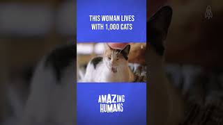 The Woman Who Lives With 1,000 Cats...