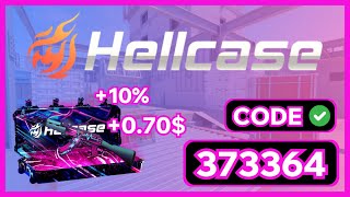 HELLCASE PROMO CODE: 373364 FREE $0.70 + 10% DEPOSIT BONUS ✅