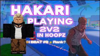 Hakari Playing 2V2 In Hoopz I Beat Rank