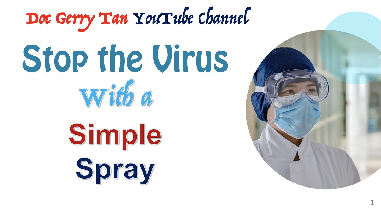 Nasal Spray TO PREVENT COVID 19 Infection