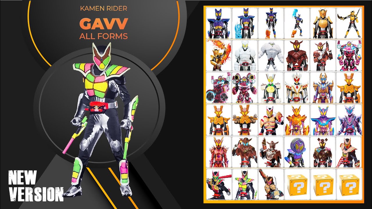Kamen Rider Gavv All Form