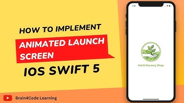 How to Implement Animated Splash Screen in iOS App Swift 5 XCode UIKit | Hindi | Easy Tutorial Free