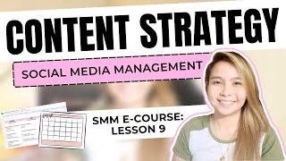 How to Create a Social Media Content Strategy | Lesson 9 (SMM E-Course Challenge) [CC English Sub]